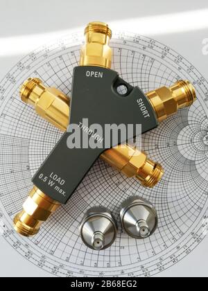 Calibration kit for radio frequency vector network analyzer calibration ...