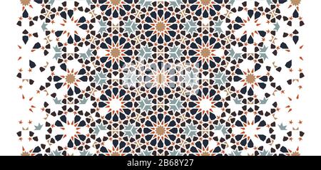 Arabic modern border pattern. Stock Vector