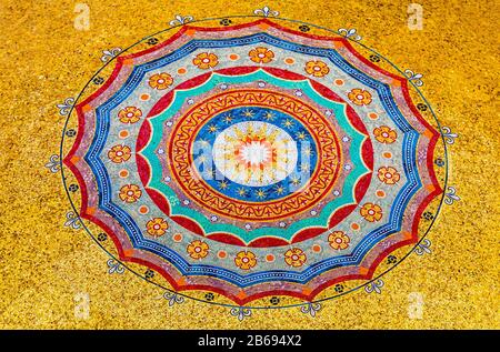 ISTANBUL, TURKEY - SEPTEMBER 10, 2017: Famous tourist attraction - German fountain, close-up Stock Photo