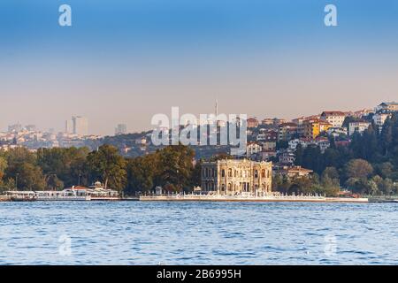 Kucuksu Palace view from the sea, Istanbul Stock Photo