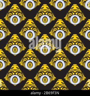 Seamless ornament pattern vector tile for multipurpose use in design Stock Vector