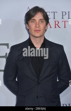 Cillian Murphy attends 'A Quiet Place Part II' World Premiere at Rose Theater, Jazz at Lincoln Center on March 8, 2020 in New York City. Stock Photo