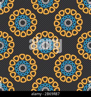 Seamless ornament pattern vector tile for multipurpose use in design Stock Vector
