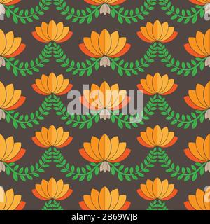 Seamless ornament pattern vector tile for multipurpose use in design Stock Vector