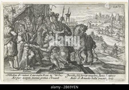 Latinus offers Aeneas his daughter Lavinia in marriage, 1753-1754 ...