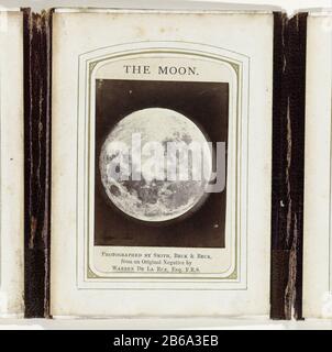 Waning moon Waning Crescent object type: picture Item number: RP-F-F25451-I Manufacturer : Photographer: Warren de la Ruefotograaf Beck & Beck Smith Dated: ca. 1866 - ca. 1880 Physical features: albumen printing: albumen print procurement and legal Stock Photo