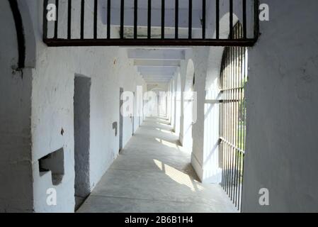 PORT BLAIR, INDIA - MARCH 4, 2020: Cellular Jail, Port Blair. Cellular Jail was a colonial prison where freedom fighters were imprisoned before India Stock Photo