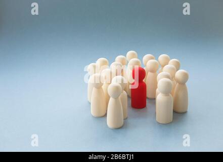 Surrounded Definition A socially diverse person being surrounded and protected by a crowd of ...
