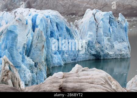 14 July Glacier, Svalbard, Norway Stock Photo