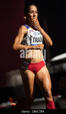 DOHA - QATAR - SEP 27: Gabriela Traña (CRC) competing in the women’s marathon during day one of 17th IAAF World Athletics Championships Doha 2019 at Stock Photo