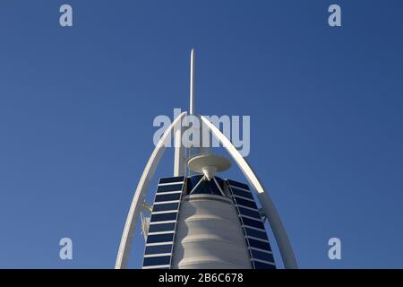 Dubai, United Arab Emirates - 12/22/2019: View of Burj Al Arab Jumeirah Stock Photo