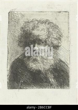 Bearded old man An old man. Bust to links. Manufacturer : print maker: Jan Chalon After a design of: Jan Chalon Place manufacture: Northern Netherlands (possible) Date: 1748 - 1795 Physical characteristics: etching and dry point material: paper Technique: etching / dry point measurements: plate edge: h 64 mm × b 51 mm Subject: morphology of human expression (+ old male (human being)) Stock Photo