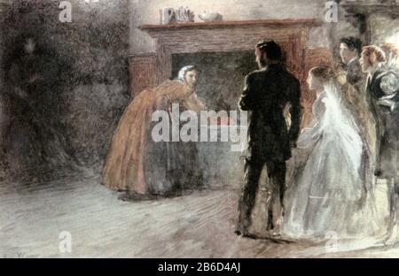 Jane Eyre and Rochester Stock Photo - Alamy