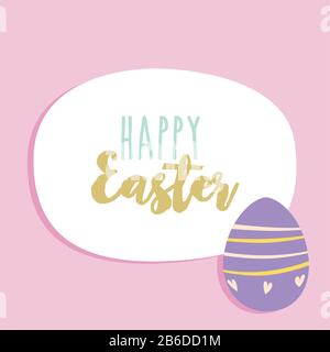Happy easter card Stock Vector