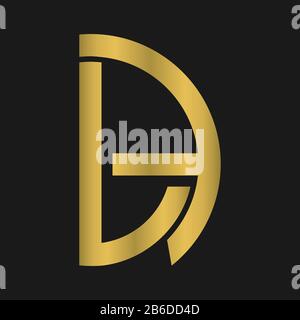 L , A  , LA , AL letter logo design with creative modern typography and abstract monogram logo Stock Vector