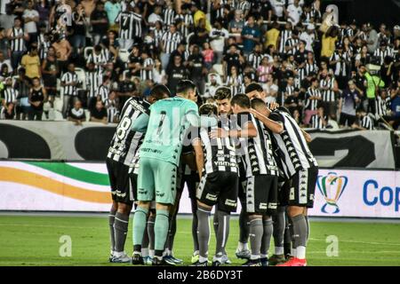 Rio De Janeiro, Brazil. 10th Mar, 2020. During Botafogo x Paraná, a match valid for the Copa do Brasil, held at the Nilton Santos stadium, located in the city of Rio de Janeiro, this Tuesday (10). Credit: Nayra Halm/FotoArena/Alamy Live News Stock Photo