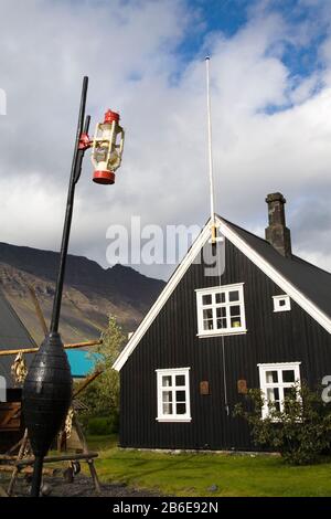 Fishing Museum, Port of Isafjordur, West Fjords Region, Iceland Stock Photo