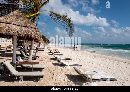 Akumal beach in Quintana Roo, Mexico Stock Photo