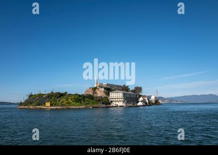 Alcatraz Federal Penitentiary prison in San Francisco, California,USA Stock Photo