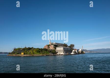 Alcatraz Federal Penitentiary prison in San Francisco, California,USA Stock Photo