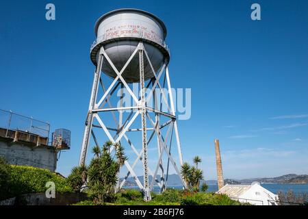 Alcatraz Federal Penitentiary prison in San Francisco, California,USA Stock Photo