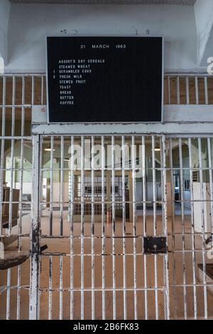 Alcatraz Federal Penitentiary prison in San Francisco, California,USA Stock Photo