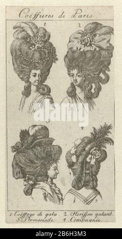 Image of Coiffure of Bandeaux D'Amour, Love-Bandeaux (engraving