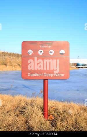 The blank signs in the park Stock Photo - Alamy