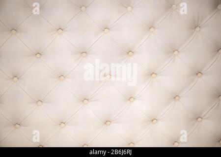 Royal leather texture with buttons as background Stock Photo