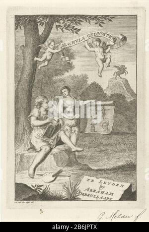 Title page for: Hendrik van Huls, Poems, 1734, Abraham Ambrullaart ...