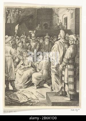 Crowning with Thorns of Christ, Nicolaes de Bruyn, 1618 Stock Photo - Alamy