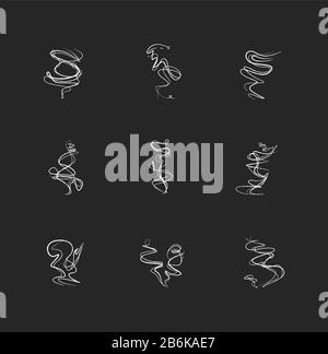 Smoking color icons set. Human lungs, flip lighter, marijuana leaf,  cigarettes pack, hookah, smoker's hand, bong. Isolated vector illustrations  Stock Vector Image & Art - Alamy