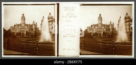 Empire d'Allemagne - Saxe - Leipzig - Le Nouvel Hotel de Ville, angle sud-ouest Empire d'Allemagne - Saxe - Leipzig - Le Nouvel Hotel de Ville, angle sud-ouest Object Type : photo stereo picture Item number: RP-F-F17831-P Manufacturer : photographer: Vera Scope Richard Dated: 1900 - 1920 Physical features: Photography on cardboard material: cardboard Technique: photography dimensions: secondary carrier: h 75 mm × W 150 mm