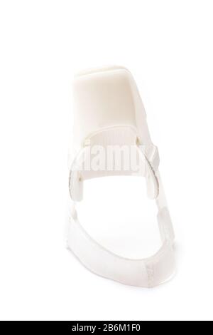 Orthopedic prosthesis for toe isolated on white Stock Photo