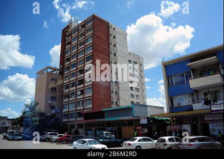 Simbabwe. 19th Feb, 2020. Buildings in the city of Bulawayo in Zimbabwe, taken on February 19, 2020 | usage worldwide Credit: dpa/Alamy Live News Stock Photo