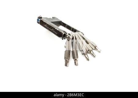 Bike multi tool isolated Stock Photo