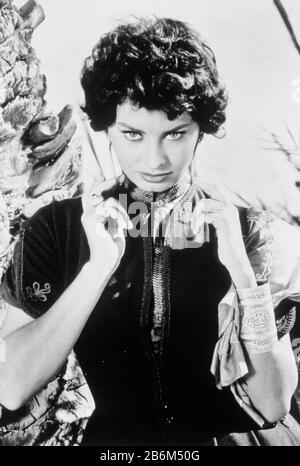 Sophia Loren, legend of the lost 1957 Stock Photo