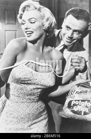 marilyn monroe and tom ewell in The Seven Year Itch Stock Photo