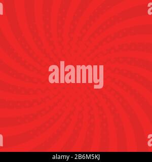 Red background with swirl Stock Vector