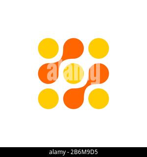 Molecule Quantum Dots Logo Template Illustration Design. Vector EPS 10 ...