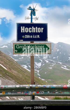 Hochtor, Großglockner-Hochalpenstraße, Heiligenblut, Kärnten, Österreich, Europa, Hochtor, Grosglockner alpine road, Heiligenblut, Kaernten, Oesterrei Stock Photo