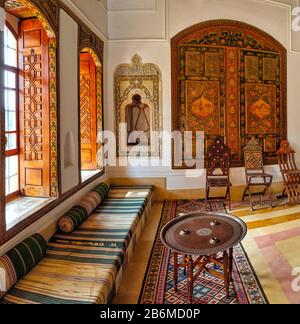 Interiors of Beiteddine Palace, Beit ed-Dine, Chouf District, Lebanon Stock Photo