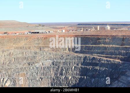 Gwalia mine at Gwalia, Western Australia Stock Photo