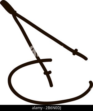illustration of a compass Stock Vector