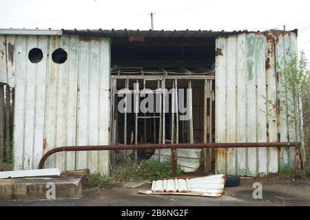 Abandoned building in southern Louisiana. Stock Photo