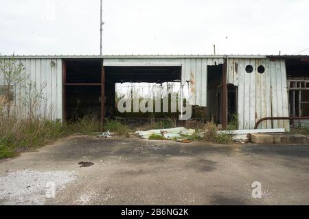 Abandoned building in southern Louisiana. Stock Photo