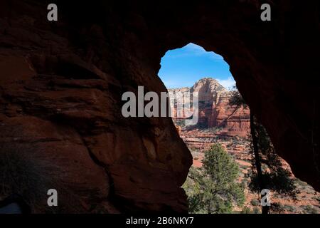 Scenic Sedona Arizona, Northern Arizona's most Beautiful City Stock Photo