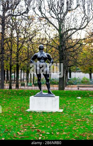 Standing Woman by Gaston Lachaise at the Tuileries Garden Stock Photo ...