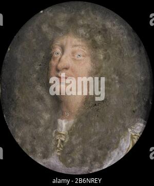 Georg Wilhelm 1625 1705 Hertog Van Brunswijk Luneburg Sk A 4339 Portrait Georg Wilhelm 1625 1705 Duke Of Brunswick Luneburg Bust Left Part Of The Collection Portretminiaturen Manufacturer Painter Jean Michelin Date 1674 Physical