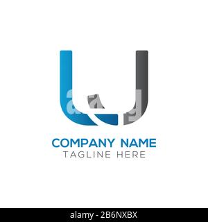 Initial LJ letter Business Logo Design vector Template. Abstract Letter LJ logo Design Stock Vector